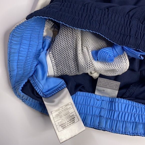 Nike Blue Vintage Swim Trunks Unlined - Picture 5 of 11